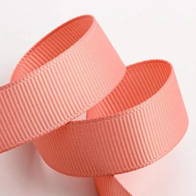 Image of Italian Options Grosgrain Ribbon, 16mm x 10 Metre Roll, Rose Gold