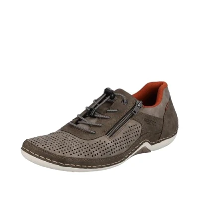 Image of Rieker Men&#039;s 07560 Lace up, Gray, 10.5 UK
