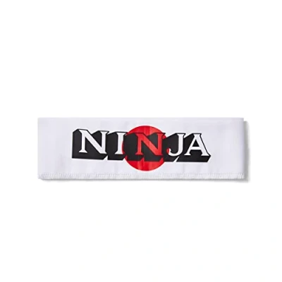 Image of Martial Arts White Head Band Ninja