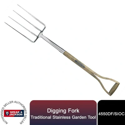 Image of Spear &amp; Jackson Stainless Digging Fork