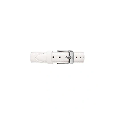 Image of Daniel Wellington Petite Bondi, White/Silver Watch Strap, 12mm, Leather, for Women