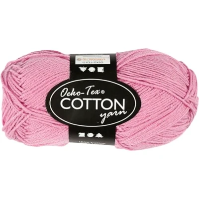 Image of Creativ Cotton Yarn, Light red, One Size