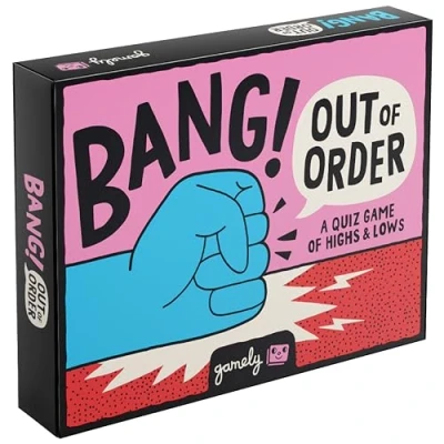 Image of Bang Out Of Order The brilliant ‘push your luck’ quiz game A family friendly party for children, teens &amp; adults 2+ players
