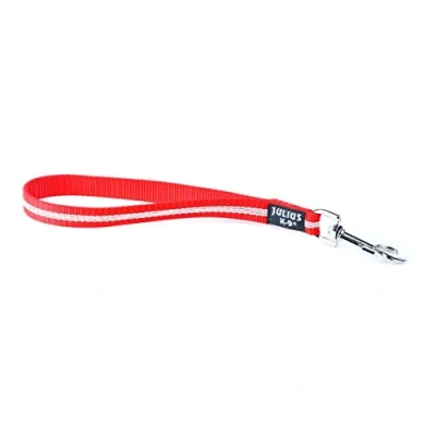 Image of Julius K9 IDC Short Traffic Lead, Red, 19 mm x 35 cm