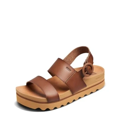 Image of REEF Women&#039;s Vista Hi Buckle Sandal, Espresso, 7 UK