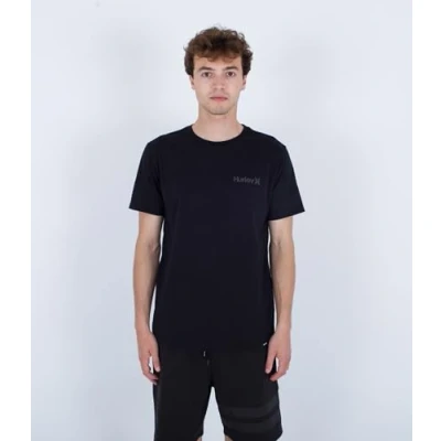 Image of Hurley T Shirt Short Sleeve Men Oceancare Block Party Black