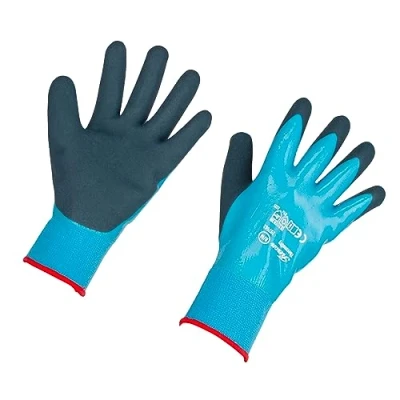 Image of Keron ThermoDry I Winter Gloves 1 Ply Light Blue Size 9