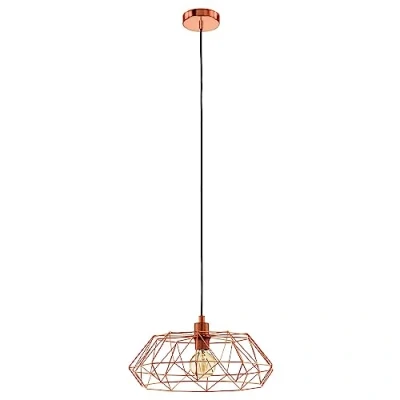 Image of EGLO Carlton 2 hanging light, lattice, Ø 45.5 cm