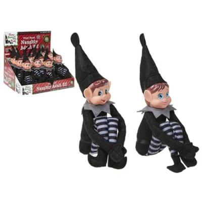 Image of PMS 12&quot; LONG LEG BLACK (FEMALE/GIRL) ADULT SOFT BODY VINYL FACE ELF 12PC D