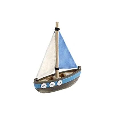 Image of Classic Pet Products Nautical Sail Boat Aquarium Ornament