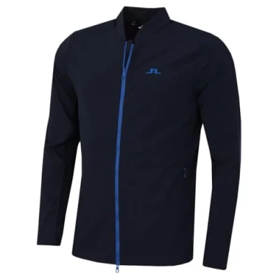 Image of J.Lindeberg Mens Jeff Hybrid Golf Jacket JL Navy M