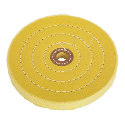 Image of Sealey Buffing Wheel Ø150 x 13mm Ø13mm Bore Coarse