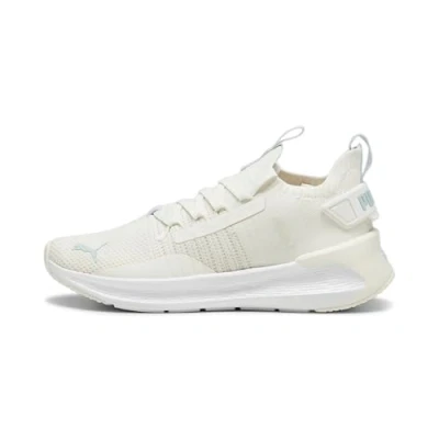 Image of PUMA Women&#039;s Softride Symmetry Fuzion Sneaker, Warm White Frosted Dew, 6 UK