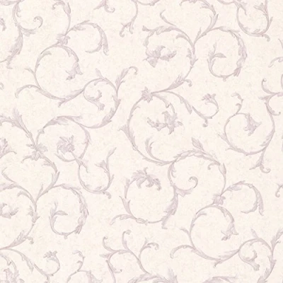 Image of BHF 2530 20540 Clover Acanthus Scroll Wallpaper Lavender