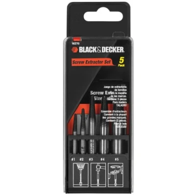 Image of BLACK+DECKER 16270 Screw Extractor Set, 5 Piece