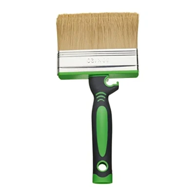 Image of Fit for The Job 4 inch Large Capacity Shed and Fence Block Brush Rapid Painting of Sheds &amp; Fences Other Garden Woodwork, Brush, Paint Fence, Brushes Wood