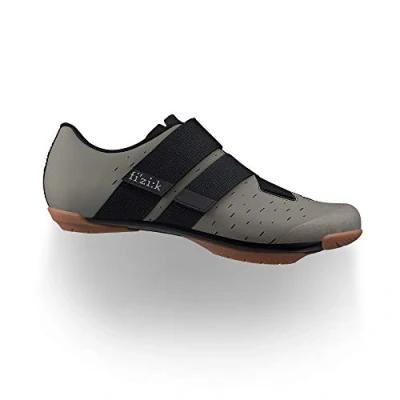 Image of Fizik X4 Terra Powerstrap Clip in Cycling Shoes, Mud/Caramel, Size 46 EU