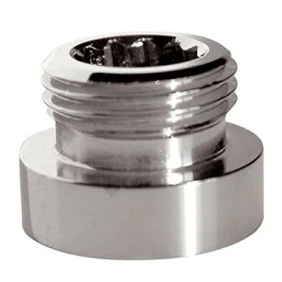 Image of Metal Adaptor Reduction for Water Faucet Tap 22mm Female to 1/2&quot; BSP Male Joiner