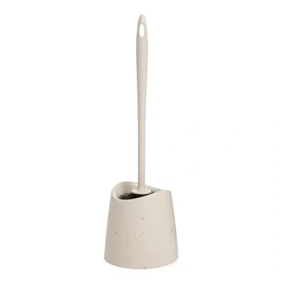 Image of TATAY Toilet Brush, Plastic Polypropylene, Eco Beige, 12 x 38 cm