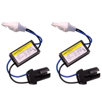 Image of HUIQIAODS T10 LED Decoder Headlight Warning Canceller Adapter Device Anti Flicker Resistors