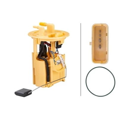 Image of 1525W5, 1613302680 fuel Feed unit HELLA 8TF 358 106 181 with seal, sender Electric PEUGEOT: 307 SW, Hatchback