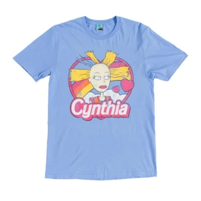 Image of TruffleShuffle Rugrats Cynthia T Shirt Blue 100% Cotton Perfect for 80s Movie Fans