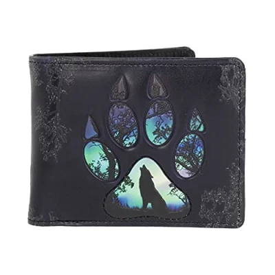 Image of Nemesis Now Footprints Wallet 10cm Black