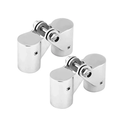 Image of Duokon Boat Rail Pipe Fittings with Stainless Steel Folding Swivel Connector for Marine Yacht (25mm25mm)