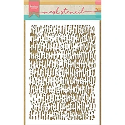 Image of Marianne Design Tiny&#039;s Faded Corduroy Mask Stencil, Synthetic Material, 21.3 x 16 0.1 cm