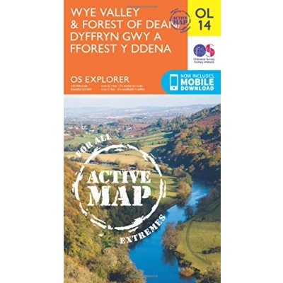 Image of Explorer OL 14 Wye Valley &amp; Forest of Dean Map