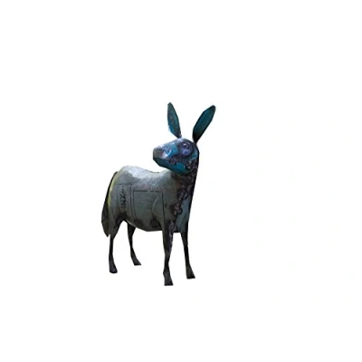 Image of KALALOU Metal Donkey, Multicolored, One Size