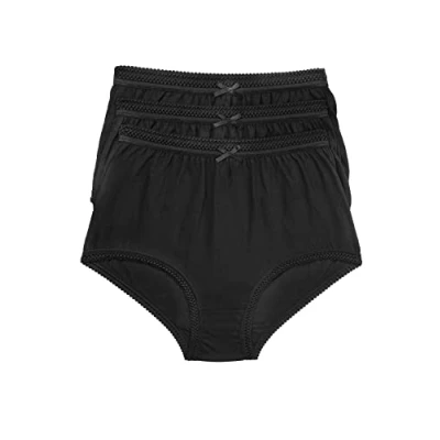 Image of Marlon Women&#039;s Evelyn Full Brief, Black, 12 14