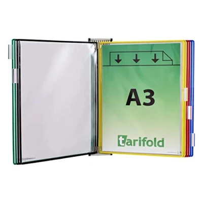 Image of Tarifold A3 Wall Unit with 10 Assorted Pockets