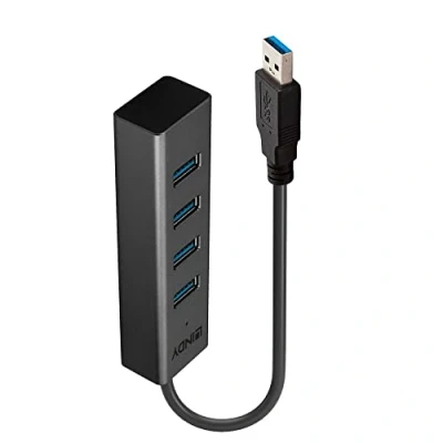 Image of Lindy 43324 USB 3.0 Hub 4 Ports