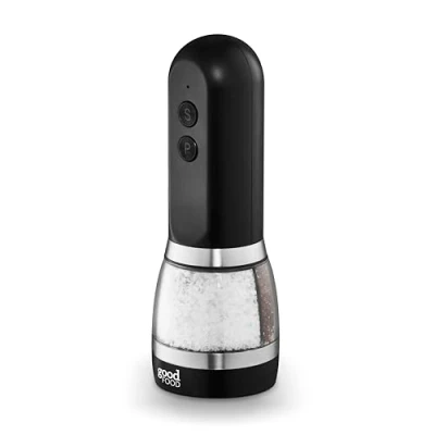 Image of Tower GF847069 Rechargeable Duo Salt and Pepper Mill, Composite, Chrome