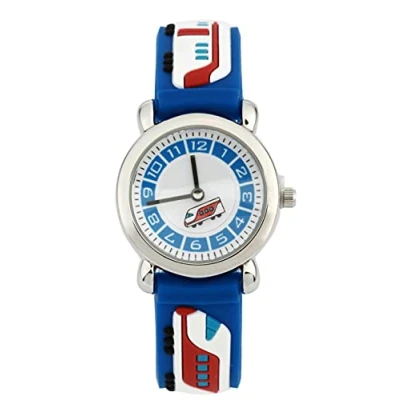 Image of Mixe First Time Teacher Boys Girls Children Kids Analog Wrist Watch Cartoon 3D Band Environment Friendly Silicone ME92 (Metro)