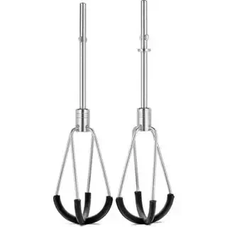 Image of KitchenAid Flex Edge Beaters For Hand Mixers 5khmfeb2 Stainless Steel
