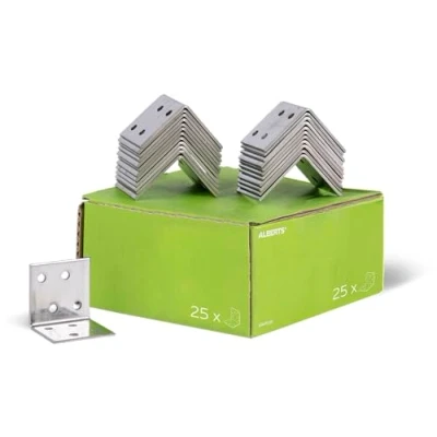 Image of Angle Connector 40 x mm / 25 STK. Material: Edelstahl