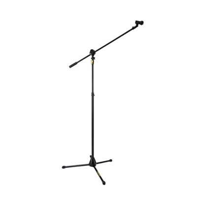 Image of Hercules Microphone Stand, 111.5 168 cm, Boom, 2 in 1, EZ Grip, Three Legged