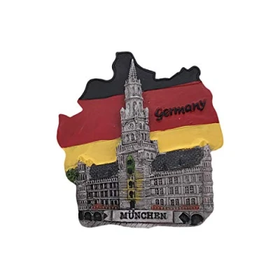 Image of Munich Germany 3D Refrigerator Magnet Tourist Souvenirs Resin Magnetic Stickers Fridge Home &amp; Kitchen Decoration from China