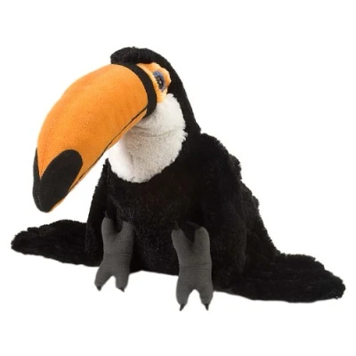 Image of Wild Republic Toco Toucan Plush Soft Toy, Cuddlekins Cuddly Toys, Gifts for Kids 30 cm