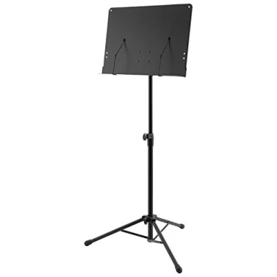 Image of World Rhythm Music Stand Height Adjustable Orchestral Sheet Holder with Page Retainers