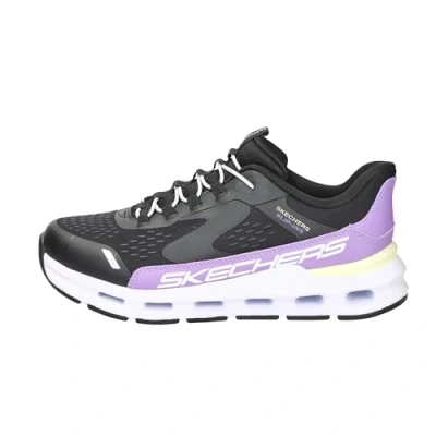 Image of Skechers Glide Step + Vista Sneaker, Black, 6 UK Child