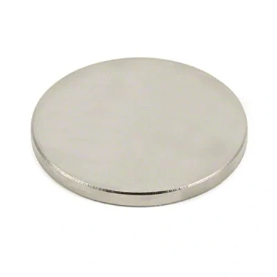 Image of N42 Neodymium Magnet for Arts, Crafts, Model Making, DIY, Hobbies, Office, and Home 60mm dia x 5mm thick 22.7kg Pull