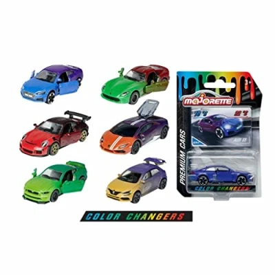 Image of Majorette Color Changers, Die Cast Vehicles, Toy Cars, 1 Unit, Random Model