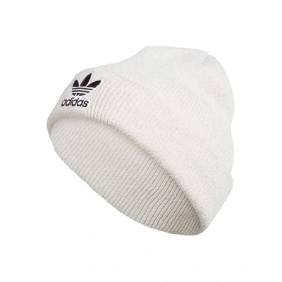 Image of adidas Originals Trefoil Beanie, White orbit Grey/Black 3, One size