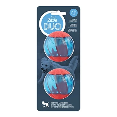 Image of Zeus Duo Ball 6.3 cm with Squeaker
