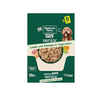 Image of Natures Menu Senior Dog Food 8x300g