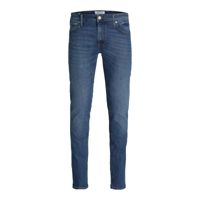 Image of Jack &amp; Jones Jjimike Jjoriiginal AM 385 NOOS Straight leg jeans, Men&#039;s, Size: 30x30, Blue denim