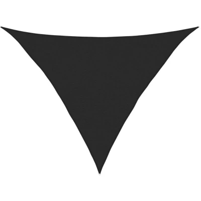 Image of vidaXL Sunshade Sail 160 g/m² Black 5x5x6 m HDPE